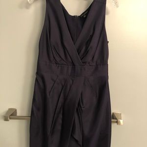 Banana Republic Navy Silk Tulip Dress, Size 6